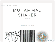 Tablet Screenshot of mohammadshaker.com